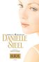 "America's #1 Bestseller, Danielle Steel, H.R.H, A Novel" in goldener Schrift. Nahaufnahme eines Gesichts.