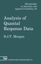 Byron J. T. Morgan: Analysis of Quantal Response Data, Buch