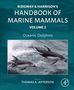 RIDGWAY & HARRISON'S HANDBOOK OF MARINE MAMMALS VOLUME 2 Oceanic Dolphins. Bild von zwei schwimmenden Delfinen., Buch