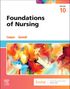 "Foundations of Nursing", "Edition 10", "Cooper", "Gosnell"; bunte abstrakte Malerei mit kräftigen Farben., Buch