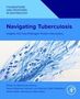 "Foundations and Frontiers in Enzymology", "Navigating Tuberculosis". Eine blaue, abstrakte Illustration., Buch