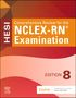 Titel: Comprehensive Review for the NCLEX-RN Examination, Edition 8. Links kräftige Farben, unten Logo und „Evolve“., Buch