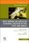 „Clinics Review Articles“, „Foot and Ankle Clinics“. Illustration eines Fußskeletts mit digitalen Elementen., Buch