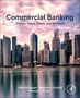 "Commercial Banking: Distinct Value, Roles, and Methods" vor einer Skyline mit modernen Hochhäusern und einem Wasserfrontblick., Buch