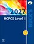 Blauer Hintergrund, oben bunte Wellen. Text: „2027 HCPCS Level II“. Kreis: „INCLUDES NETTER’S ANATOMY ART“. Rechtes Banner: „BUCK’S“.