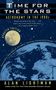 "TIME FOR THE STARS", "ASTRONOMY IN THE 1990s", Mond und Erde mit Sternenhintergrund.