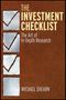 Michael Shearn: The Investment Checklist, Buch