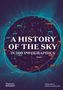 „A History of the Sky in 300 Infographics.“ Sternbilder und Namen sind über einen schwarzen Nachthimmel mit Sternen verteilt., Buch