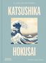 Text: "A Life in Pictures", "Katsushika Hokusai", "Ryoko Matsuba". Illustration: Große Welle vor Kanagawa., Buch