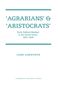 John Ashworth: 'Agrarians' and 'Aristocrats', Buch