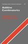 Terence Tao: Additive Combinatorics, Buch