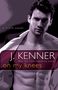 Text: "a Stark novel", "J. KENNER", "on my knees", "New York Times bestselling author". Ein muskulöser Mann mit offenem Hemd.
