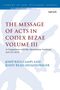 Josep Rius-Camps: Rius-Camps, J: Message of Acts in Codex Bezae, Buch