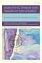 "DISRUPTING STORIES AND IMAGES OF THE CHURCH" beschreibt ein Buch über Behinderungserfahrungen, mit einem abstrakten Aquarelldesign.