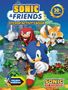 "SONIC & FRIENDS STICKER ACTIVITY BOOK", "30+ Stickers!", "NOW A MAJOR MOTION PICTURE!". Sonic, Knuckles, Tails springen.