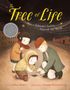 Der Text lautet: "The Tree of Life: How a Holocaust Sapling Inspired the World." Drei Kinder pflanzen einen kleinen Baum.