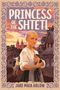 "Princess of the Shtetl" und "Jake Maia Arlow". Eine kahlköpfige Person hält ein Buch, im Hintergrund Dorfkulisse., Buch