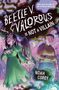 „BEETLE V. VALOROUS IS NOT A VILLAIN” von Noah Corey, grüne Person mit Flügeln, Junge daneben, farbenfroher Hintergrund., Buch