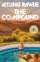Große Schrift: "AISLING RAWLE THE COMPOUND". Zwei Personen entspannt im Pool, umgeben von grüner Vegetation und einem weiten Himmel., Buch