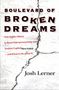 „Boulevard of Broken Dreams“, „Why Public Efforts...“, „Josh Lerner“. Text auf rissigem Untergrund.