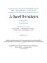 Albert Einstein: The Collected Papers of Albert Einstein, Volume 17 (Translation Supplement), Buch