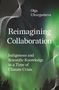 „Reimagining Collaboration: Indigenous and Scientific Knowledge in a Time of Climate Crisis.“ Grünes Nordlicht-Hintergrund.