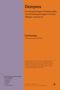 Titel: Dionysos. Untertitel erklärt die archetypische Bedeutung in der griechischen Religion. Autor: Carl Kerényi., Buch