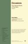 "Occasions: The Collected Works of Paul Valéry, Volume 11", Übersetzer: Roger Shattuck, Frederick Brown. Text links, beige-grüner Hintergrund., Buch