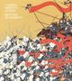 Text: "TAKEDA HIDEO'S GENPEI DEFYING AUTHORITY".  
Illustration: Samurai-Krieger in einem lebendigen, dynamischen Kampf., Buch