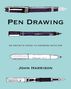 "Pen Drawing" und "John Harrison" zentral auf hellblauem Hintergrund. Gezeichnete Stifte horizontal ausgerichtet.