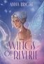 Text: "ANNA BRIGHT", "WINGS OF REVERIE". Illustration: Eine Fee mit weißen Haaren und Flügeln, Schneeflocken im Hintergrund., Buch