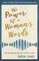 Bibelstudien- und Diskussionsleitfaden: "The Power of a Woman's Words" von Sharon Jaynes, blaue und goldene Akzente.