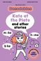 Texte: "Decodables", "Kate at the Plate and other stories", "make", "game", "safe"; Illustration: Mädchen mit Baseballschläger., Buch