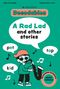 "A Rad Lad and other stories", "pet", "tap", "kid". Kind mit Mütze spielt Saxophon, umgeben von Musiknoten., Buch