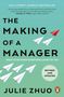 "The Making of a Manager" von Julie Zhuo. Papierflieger und ein Pinguin-Logo auf grünem Hintergrund.