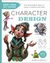 "Debt-Free Art Degree. Character Design. Marco Bucci." Illustrationen von fröhlichen, fantasievollen Figuren., Buch