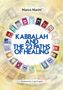 Text: "Marco Marini", "Kabbalah and the 22 Paths of Healing", "illustrated by Luigi Scapini". Kreisförmige Anordnung von Symbolkarten.