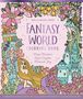 "Fantasy World Coloring Book" von Emelie Lidehäll Öberg. Illustration: Blumen, Schlösser, Meerjungfrau, Fee. Fantasievolles Design., Buch