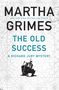 "Martha Grimes, The Old Success, A Richard Jury Mystery" auf Seekarten-Hintergrund mit kleinem Boot darunter.