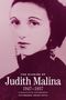 „The Diaries of Judith Malina 1947–1957“. Porträt einer Frau mit Ohrringen, melancholischer Ausdruck.