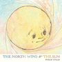 "The North Wind & The Sun" unten, Philip Stead. Illustration einer lächelnden Sonne mit bunten Strahlen.
