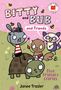 "BITTY and BUB and Friends" in großen Buchstaben über niedlichen Tiercharakteren, pastellfarben gezeichnet., Buch