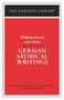 Wilhelm Busch: German Satirical Writings, Buch