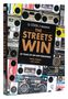 Der Text präsentiert "LL Cool J Presents: The Streets Win - 50 Years of Hip-Hop Greatness" von Vikki Tobak und Alec Banks. Vor Vintage-Boomboxen.