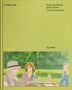 "A Shared Life" oben links; Namen: Rudy Burckhardt, Edwin Denby, Yvonne Jacquette rechts; Illustration: Drei Menschen im Park., Buch