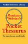 Merriam-Webster's Pocket Thesaurus, Buch