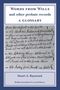 "Words from Wills and other probate records: A Glossary" von Stuart A. Raymond. Manuskript in geschwungener Schrift.