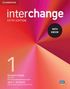 „interchange FIFTH EDITION WITH EBOOK“ steht auf einem bunten, modernen Buchcover mit rot-orangen Farbverläufen.