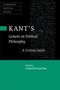 KANT'S Lectures on Political Philosophy: A Critical Guide. Edited by Frederick Rauscher. Schwarzer und grüner Hintergrund., Buch