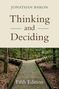 Jonathan Baron: Thinking and Deciding, Buch